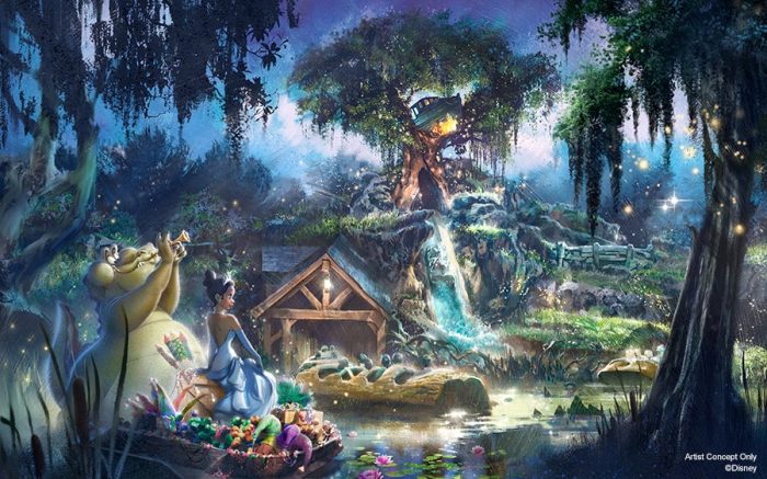 Concept art for Princess and the Frog (© Walt Disney Imagineering)