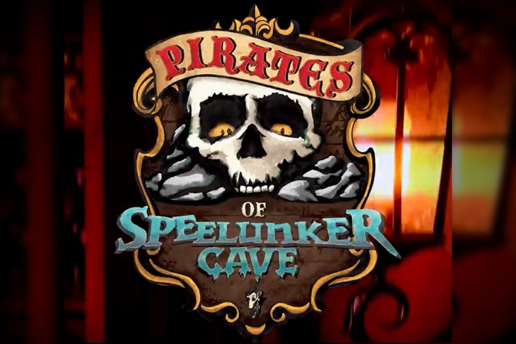Pirates of Speelunker Cave logo © Six Flags over Texas