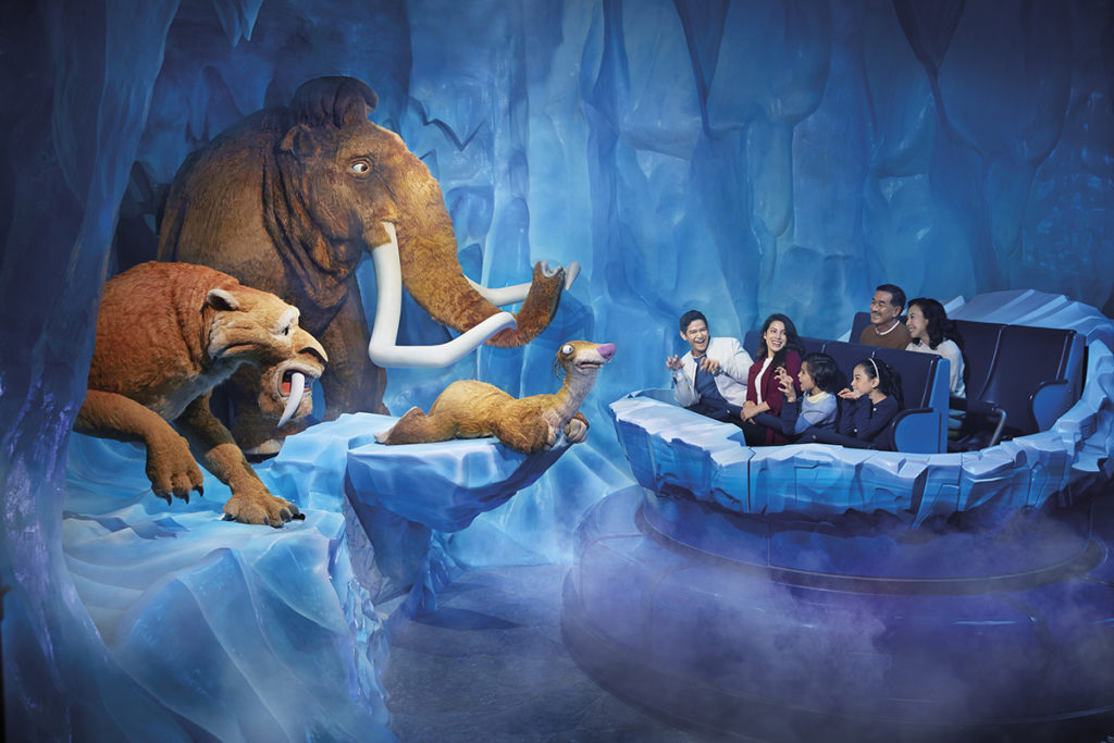 Genting Skyworlds Ice Age ride expedition thin ice
