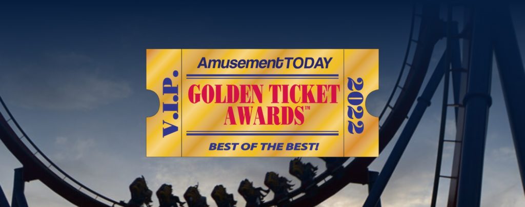 2022 Golden Ticket Awards logo (© Amusement Today)