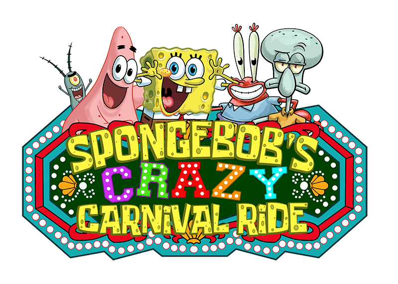 Logo for the SpongeBob dark ride (© Sally Dark Rides)