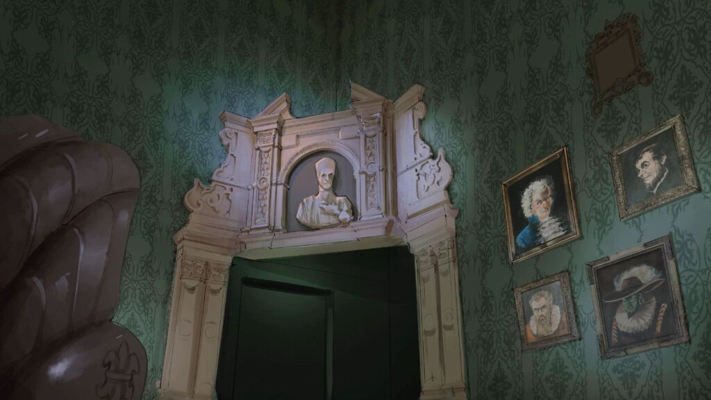 Concept art featuring paintings known from the ride (© Europa-Park)