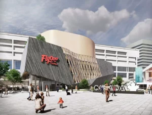 FlyOver’s second stand-alone Flying Theatre in Canada delayed until 2025