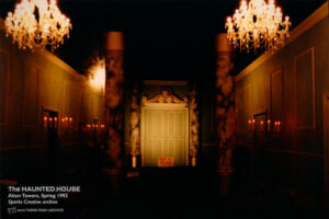 Alton Towers Haunted House grand hall scene in March 1992
